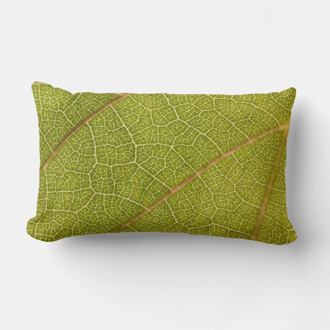 Almofada Lombar Travesseiro macro da folha (Frente)