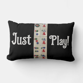 Almofada Lombar Travesseiro Mahjong - azulejos apenas tocam