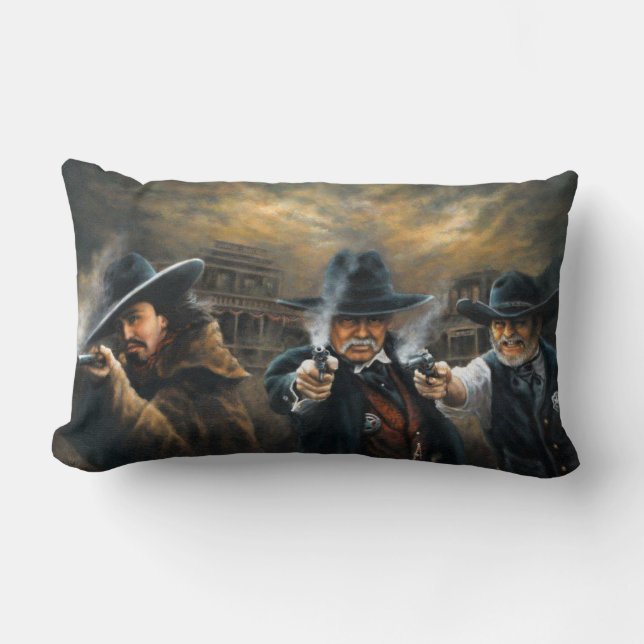 Almofada Lombar Travesseiro ocidental de justiça (Frente)