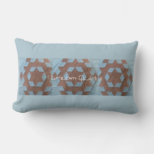 Almofada Lombar Travesseiro - Padrão de inclinação - Castelo (Frente)