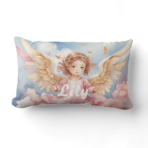 Travesseiro personalizado Angel para crianças ou b