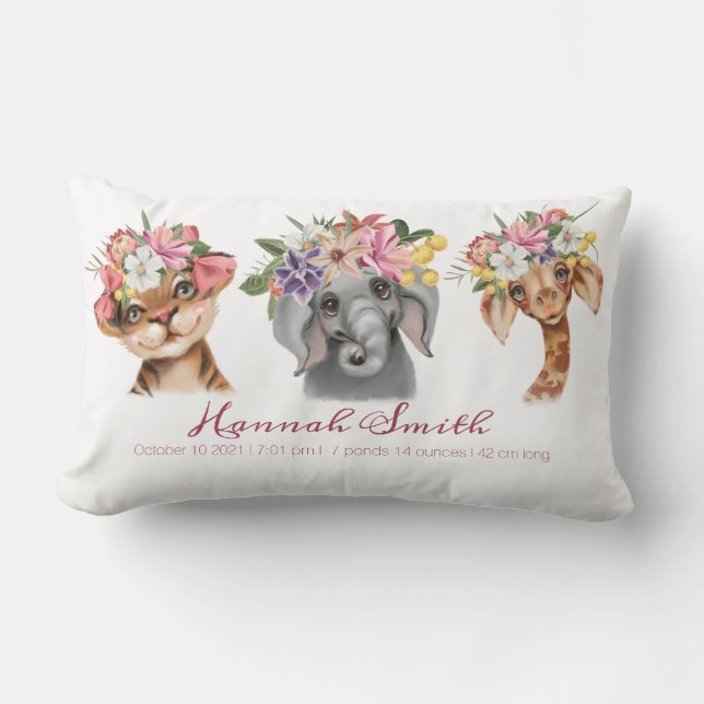 Almofada Lombar Travesseiro Personalizado da Criança (Frente)