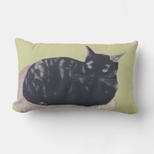 Almofada Lombar Travesseiro Personalizado de Pintura de Gato de Ta