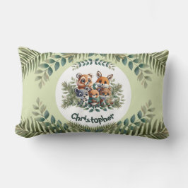 Almofada Lombar Travesseiro Personalizado Infantil Amigos da Flore