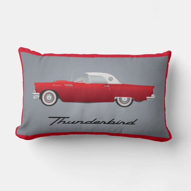 Almofada Lombar Travesseiro personalizado Thunderbird (Frente)