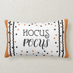 Almofada Lombar Travesseiro preto alaranjado de Hocus Pocus