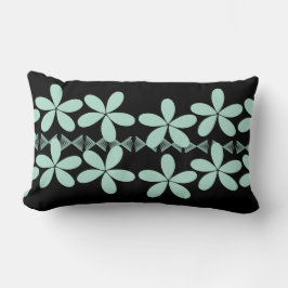 Almofada Lombar Travesseiro Preto das Flores da Casa da Moeda
