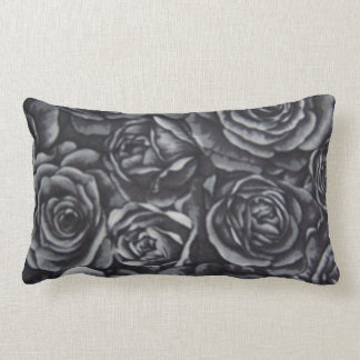 Almofada Lombar Travesseiro preto dos rosas