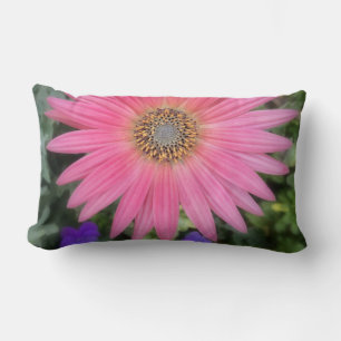 Almofada Lombar Travesseiro rosa Gerbera Daisy Lumbar