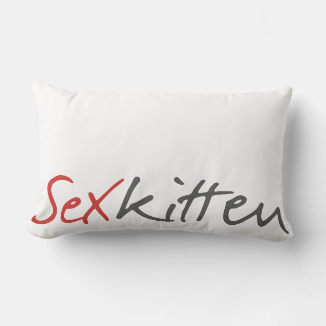 Almofada Lombar Travesseiro Sex Kitten (Frente)