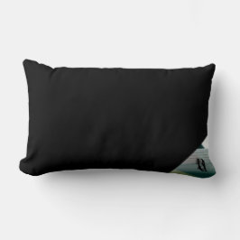 Almofada Lombar Travesseiro Trend Interior Decore Preto Verde