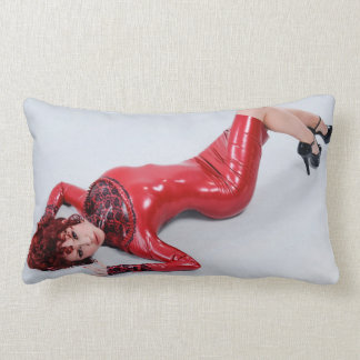 Almofada Lombar TRAVESSEIRO - VESTIDO VERMELHO do LÁTEX - Bianca
