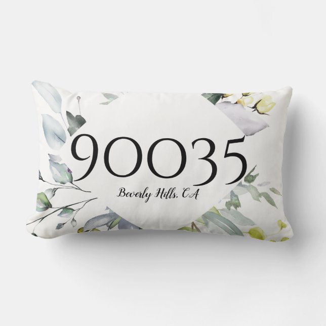 Almofada Lombar Travesseiro Zip Lumbar de Estado Verde de Jardim P (Frente)