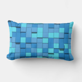 Almofada Lombar Travesseiros azuis decorativos modernos