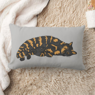 ALMOFADA LOMBAR TRAVESSEIROS DE TORTIDA DE TAMPA DE GATO