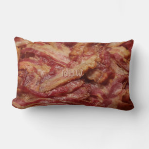 Almofada Lombar travesseiros decorativos BACON personalizados
