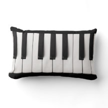 Travesseiros decorativos de Chaves de Piano