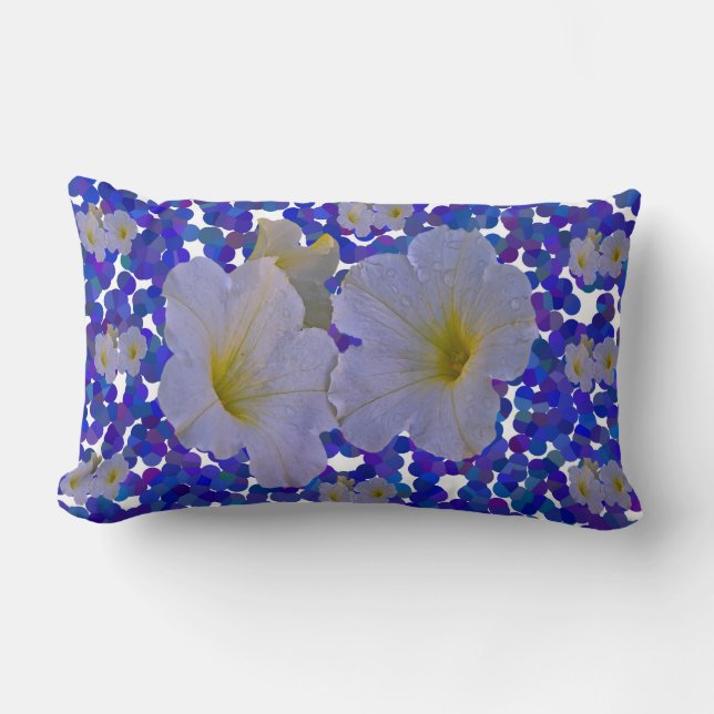 Almofada Lombar Travesseiros decorativos de Flores de Mola (Frente)