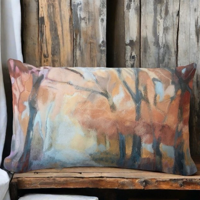 Almofada Lombar Travesseiros decorativos de laranjeiras amarelas  (Criador carregado)