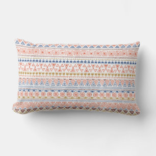 Almofada Lombar Travesseiros decorativos de padrão Aztec