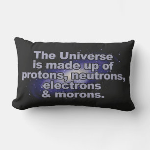 Almofada Lombar Travesseiros decorativos Engraçados do Universo