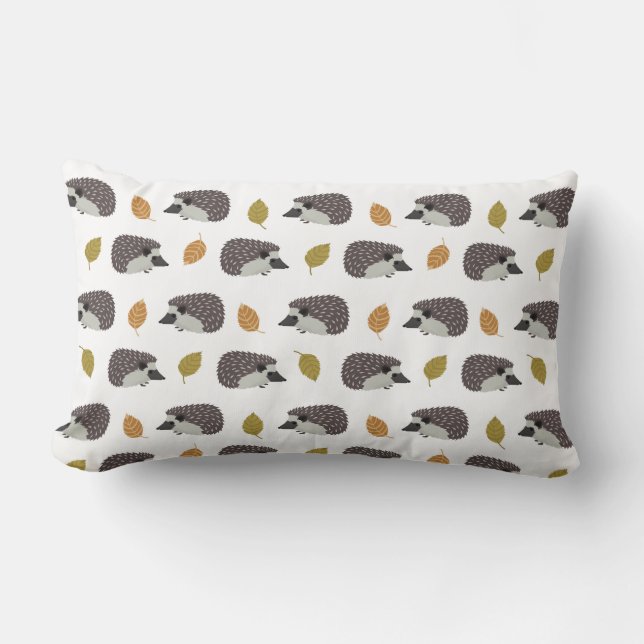 Almofada Lombar Travesseiros decorativos Hedgehog Pattern (Frente)