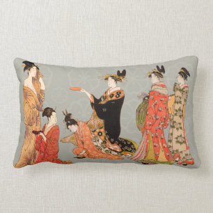 Almofada Lombar Travesseiros decorativos japoneses bonitos do