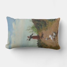 Almofada Lombar Trazendo para casa o bando de gansos (por Paul Pee