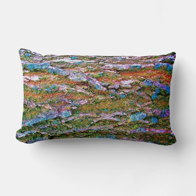 Almofada Lombar Treebark Camo aumentou a cor (Frente)