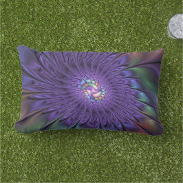 Almofada Lombar Trendy Colorful Modern Abstrato Fractal