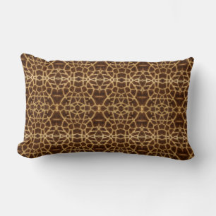 Almofada Lombar Trendy Exotic Giraffe Pele Padrão Impressão Animal