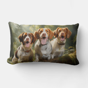 Almofada Lombar Três Brittany Spaniel