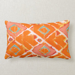 Almofada Lombar Tribal Laranja II