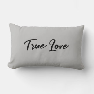 Almofada Lombar True Love Grey Lumbar Pillow