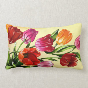 Almofada Lombar Tulipas