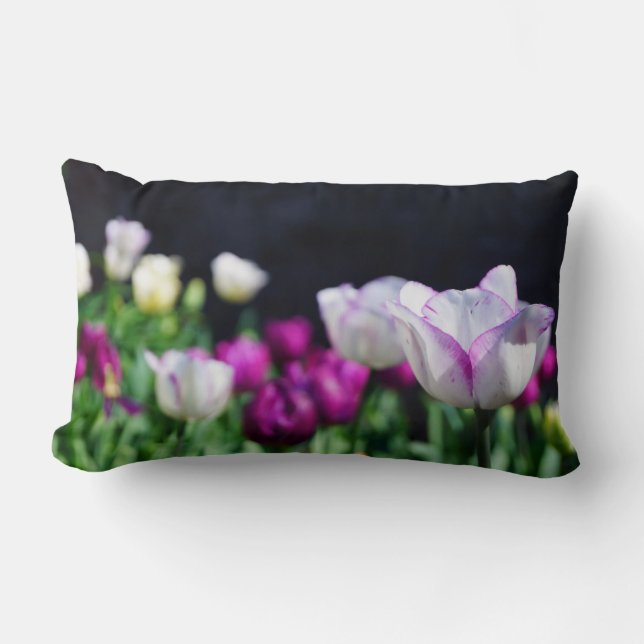 Almofada Lombar Tulipas de Primavera (Frente)
