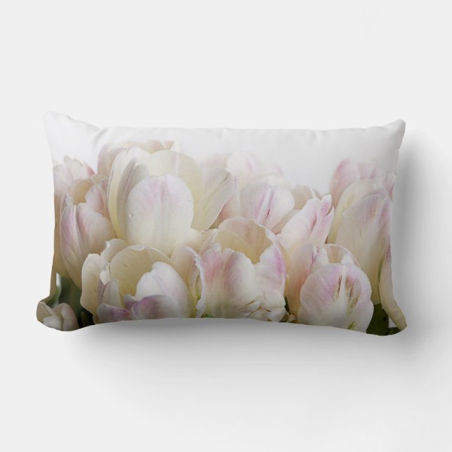 Almofada Lombar Tulipas Pastel (Frente)