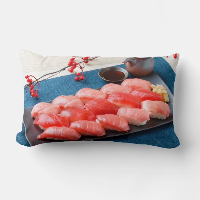 Almofada Lombar Tuna Paradise Cushion – Japanese Gourmet Art (Frente)