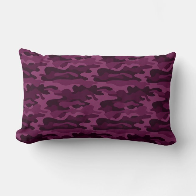 Almofada Lombar Tyrian Purple Monocolor Camo (Frente)