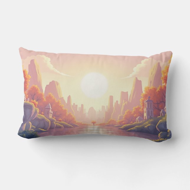 Almofada Lombar um travesseiro confortável (Verso)