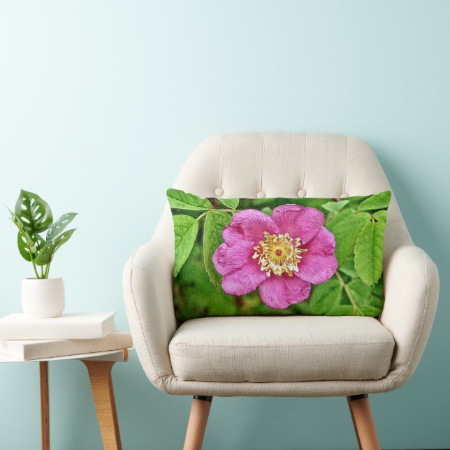 Almofada Lombar Uma Rosa Selvagem (Cadeira)