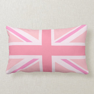 Almofada Lombar Union Jack cor-de-rosa/bandeira