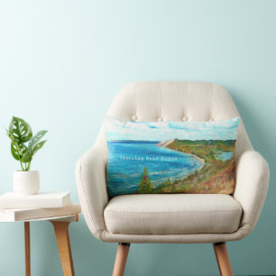 Almofada Lombar Urso Dormente Duna Lakeshore Michigan Beach Lumba