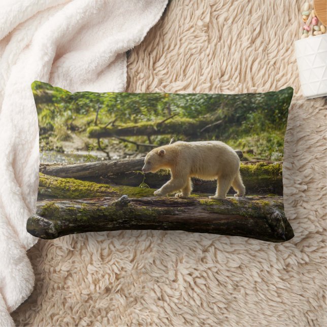 Almofada Lombar Urso Espírito Branco Caça (Cobertor)