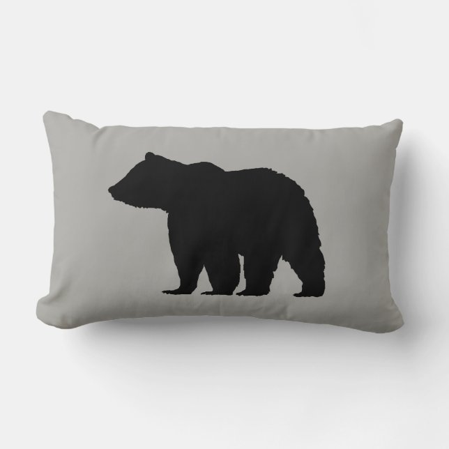 Almofada Lombar Urso Travesseiro decorativo de Cabina Selvagem (Frente)