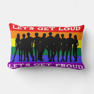 Almofada Lombar Vamos ficar loucos, vamos ter orgulho LGBTQ