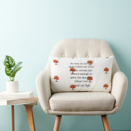 Almofada Lombar Van Gogh Autumn Quote Decor For Home