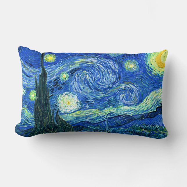 Almofada Lombar van gogh noite estrelada (Frente)