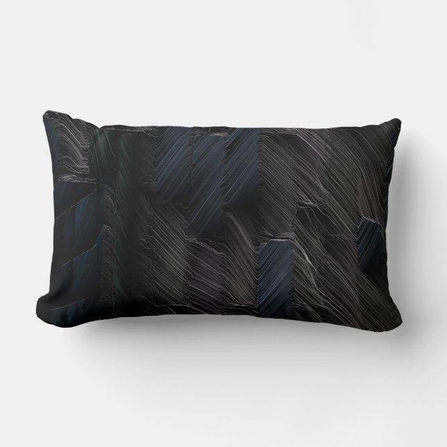 Almofada Lombar Varetas azuis e verdes em recipientes de plástico  (Frente)