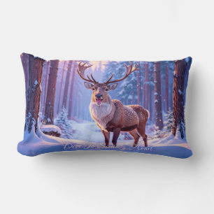 Almofada Lombar Veer To Papai noel Heart - Reindeer